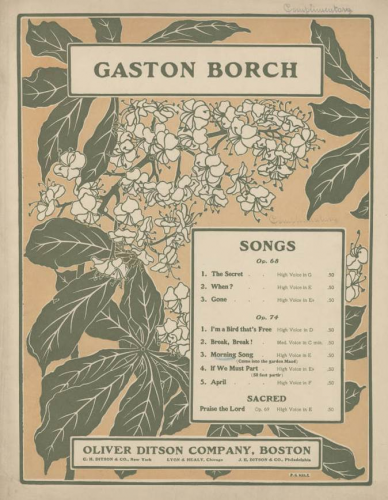 Borch - 5 Songs - 3. Morning Song
