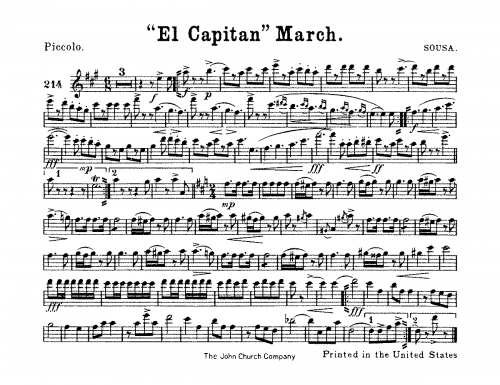 Sousa - El Capitan (march)
