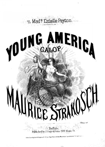 Strakosch - Young America Galop - Score