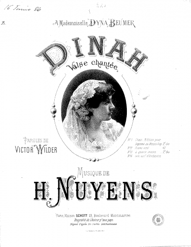 Nuyens - Dinah - Score