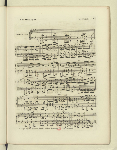 Chopin - Polonaise in F-sharp minor - Piano Score - Score