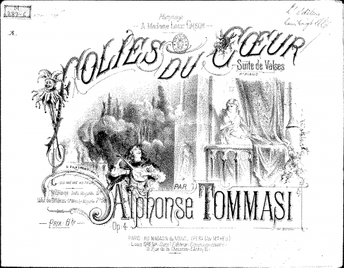 Tommasi - Folies du c?ur - Score