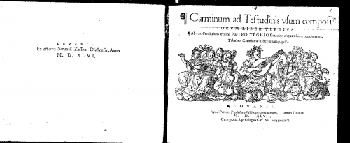 Teghi - Carminum ad testudini usum compositorum liber tertius