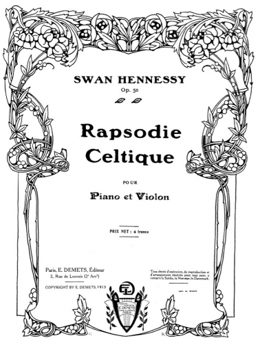 Hennessy - Rapsodie celtique, Op. 50 - Scores and Parts