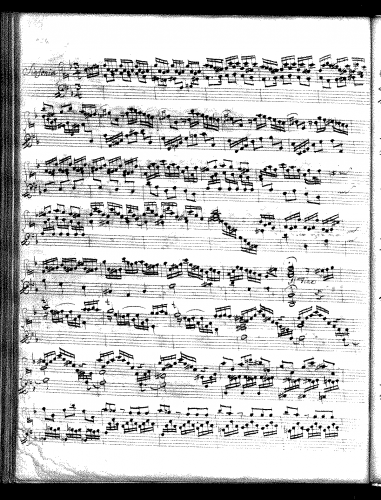 Benda - Sinfonia in D minor - Score