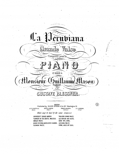 Blessner - La Peruviana - Score