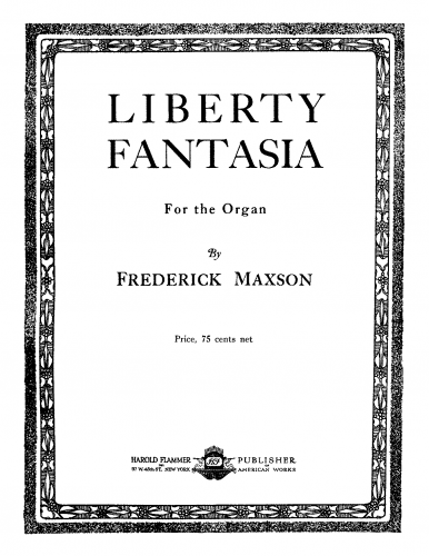 Maxson - Liberty Fantasia - Score