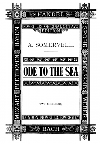 Somervell - Ode to the Sea - Vocal Score - Score