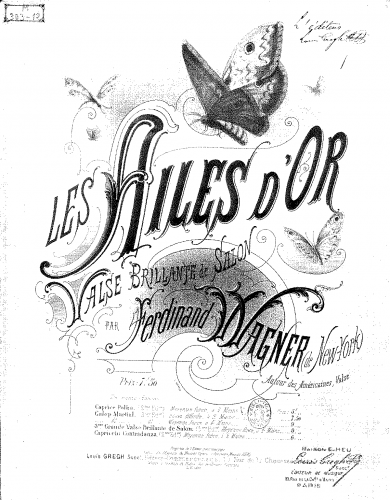 Wagner - Les ailes d'or - Score