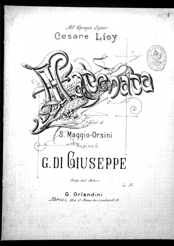 Di Giuseppe - Matenata - Score