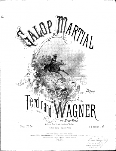 Wagner - Galop martial - Score