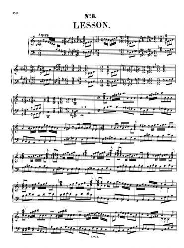 Handel - Lesson in A minor - Score