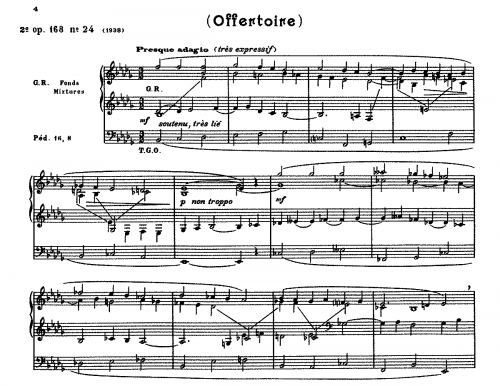 Koechlin - 40 Chorals, Op. 168 - 24. Offertoire