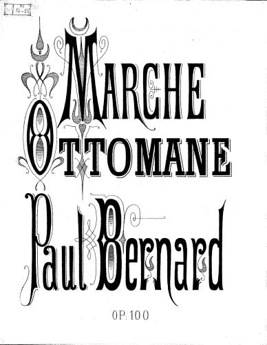 Bernard - Marche ottomane - Score