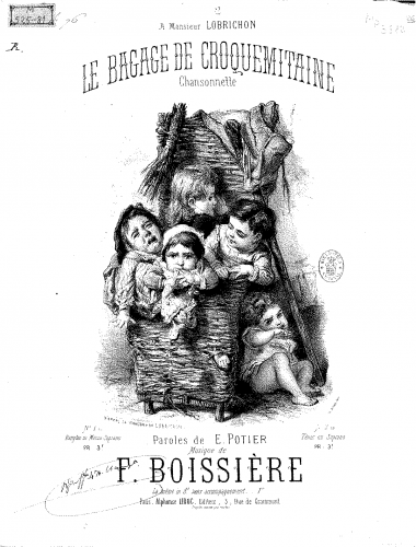 Boissière - Le bagage de croquemitaine - Score