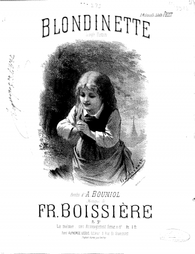 Boissière - Blondinette - Score