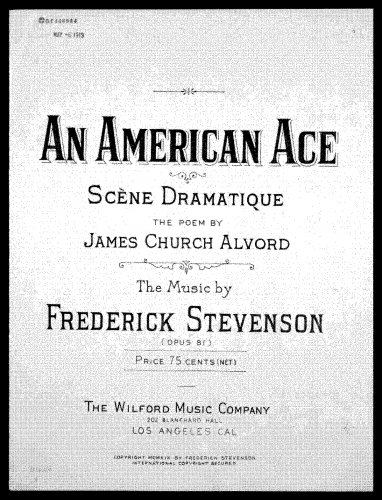 Stevenson - An American Ace - Score