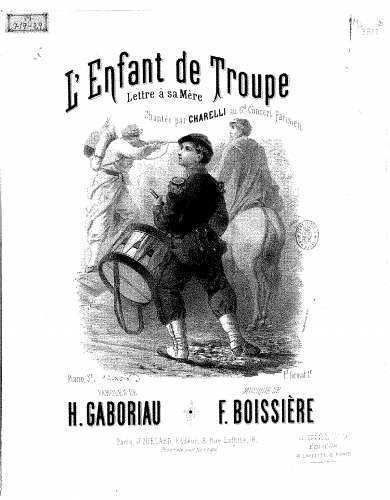 Boissière - L'enfant de troupe - Score