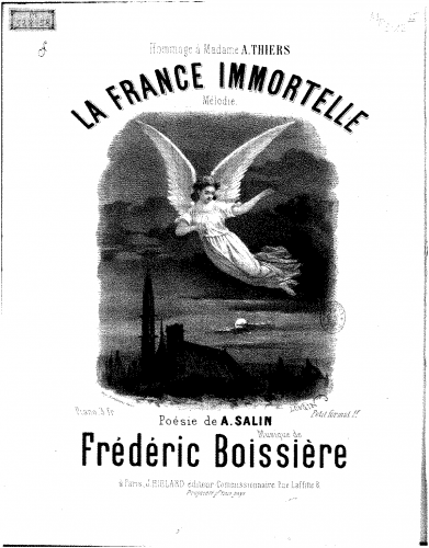 Boissière - La France immortelle - Score