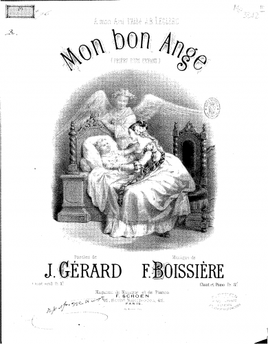 Boissière - Mon bon ange - Score