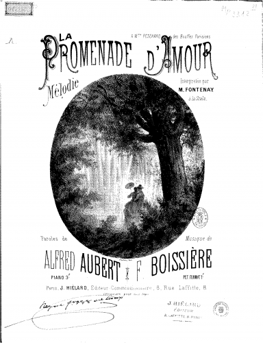 Boissière - La promenade d'amour - Score