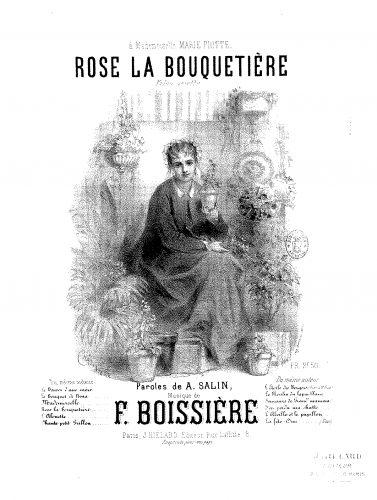 Boissière - Rose la bouquetière - Score