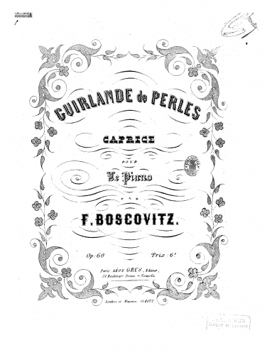 Boscovitz - Guirlande de perles - Score