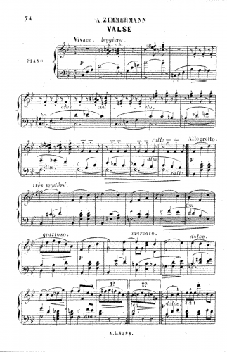 Botte - Valse - Score