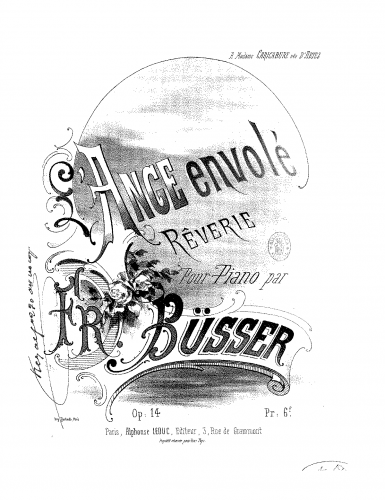 Büsser - L'ange envolé - Score