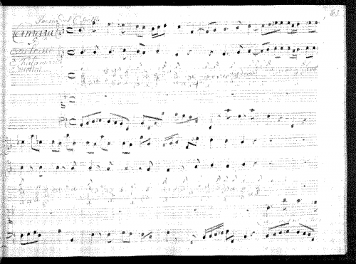 Conti - La beltà che il core adora - Score