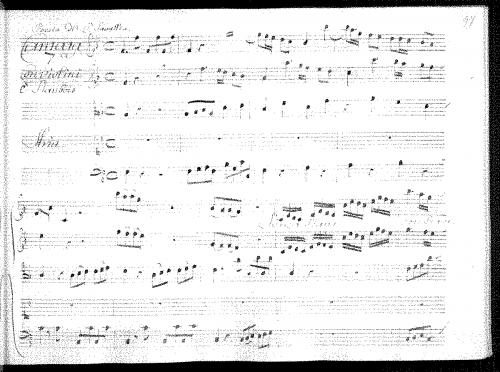 Conti - Fugga l'ombra tenebrosa - Score