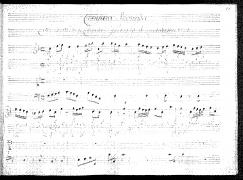 Conti - Ride il prato - Score