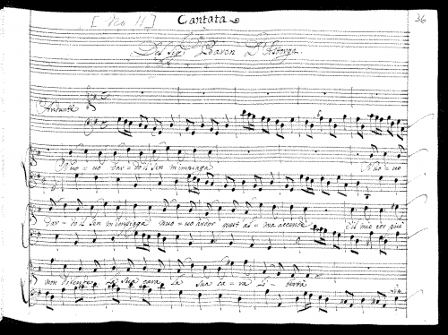 Astorga - Nuovo dardo il sen m'impiaga - Score