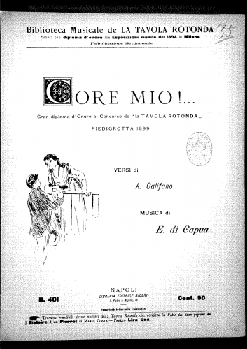 Di Capua - Core mio - Score