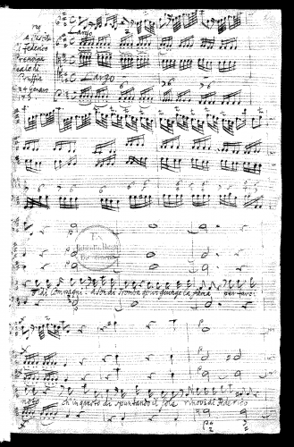 Graun - Fidi compagni a suon di tromba - Score