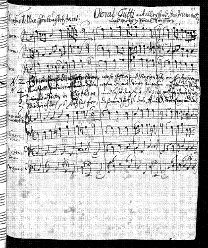 Meister - Wie schön leuchtet der Morgenstern - Score