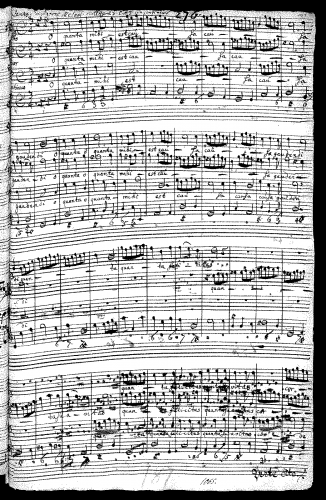 Melani - O quanta mihi est causa gaudendi - Score