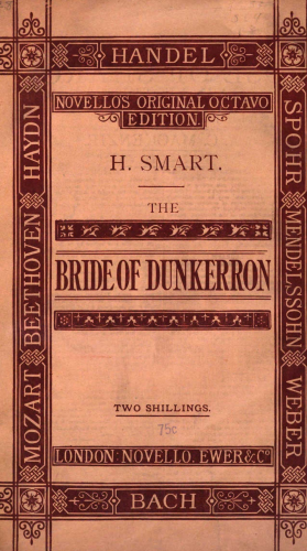 Smart - The Bride of Dunkerron - Vocal Score - Score