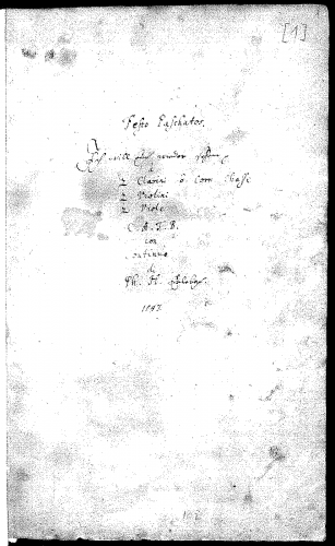 Erlebach - Ich will euch wiedersehen - Score