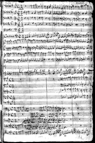 Erlebach - Lobe den Herrn meine Seele - Score