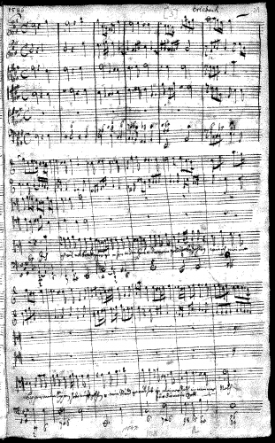 Erlebach - Ich will mit Brandopfer gehen - Score