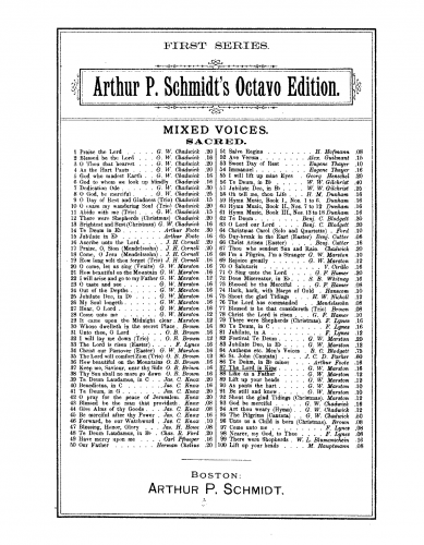 Marston - The Lord is King - Score