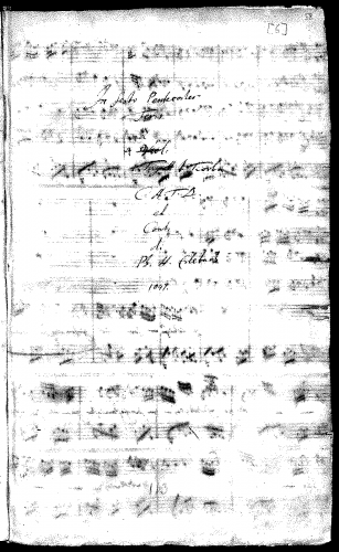 Erlebach - Ich will Wasser gießen - Score