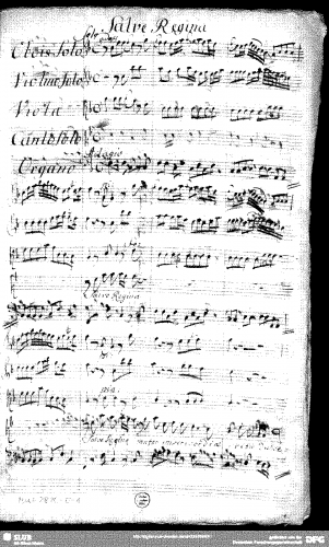 Villicus - Salve Regina in F major - Score