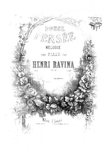 Ravina - Douce Pensée - Score