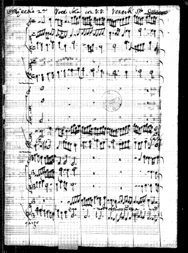 Caresana - Lamentazione per il Venerdì Santo Lectio 2 1688 - Score