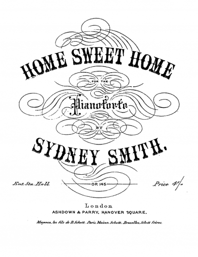 Smith - Home Sweet Home - Score