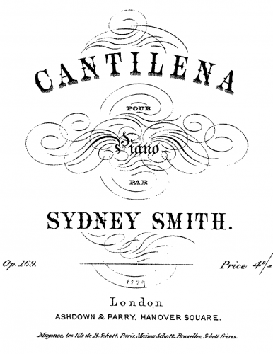 Smith - Cantilena - Score
