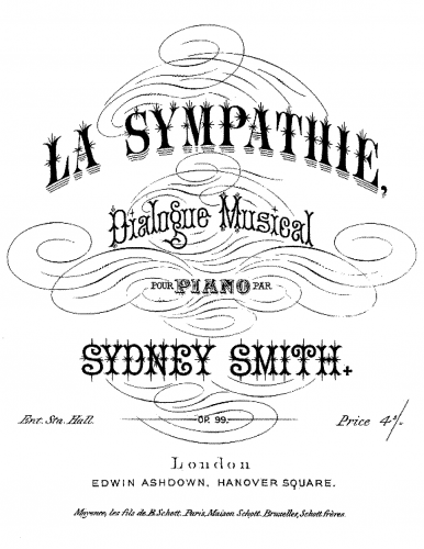 Smith - La sympathie - Score