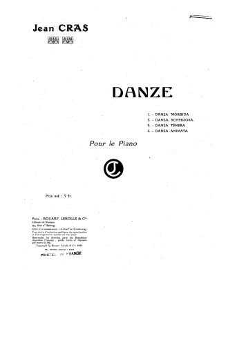 Cras - 4 Danze - Score